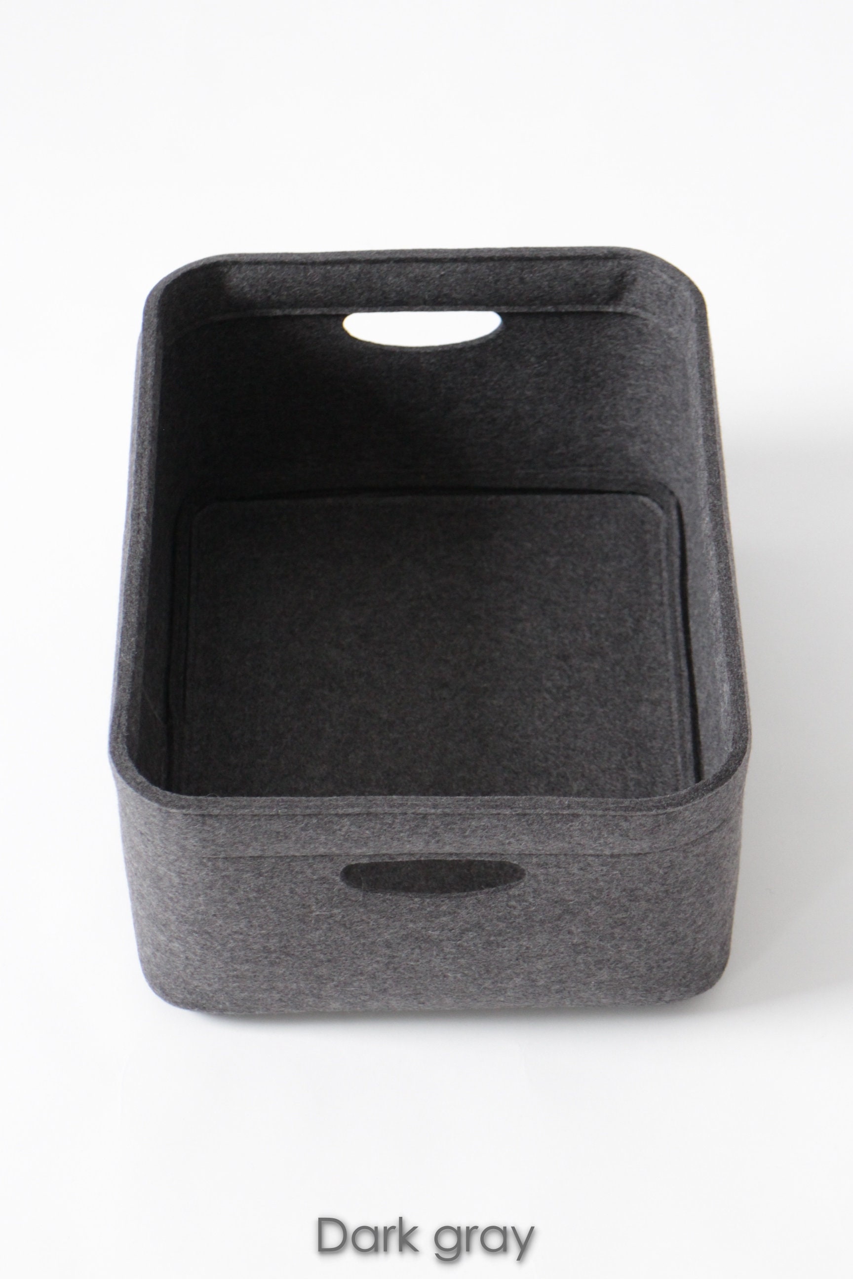 Medium Size / Custommade Felt Storage Basket / Storage Box Etsy