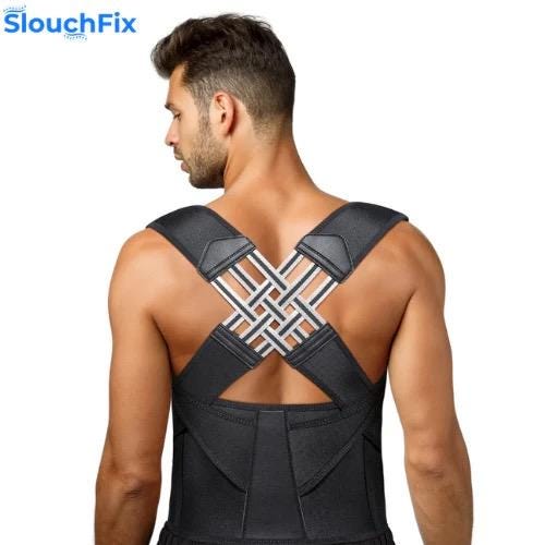 SlouchFix Posture Corrector (Men / Women) with Back Brace and Shoulder Support - FREE SHIPPING*