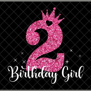 2. Geburtstag SVG, 2 Jahre altes Geburtstagskind SVG, Geburtstagsparty Dekoration Krone, 2 svg, Geburtstag schneiden SVG, Cricut, Silhouette Cut Files