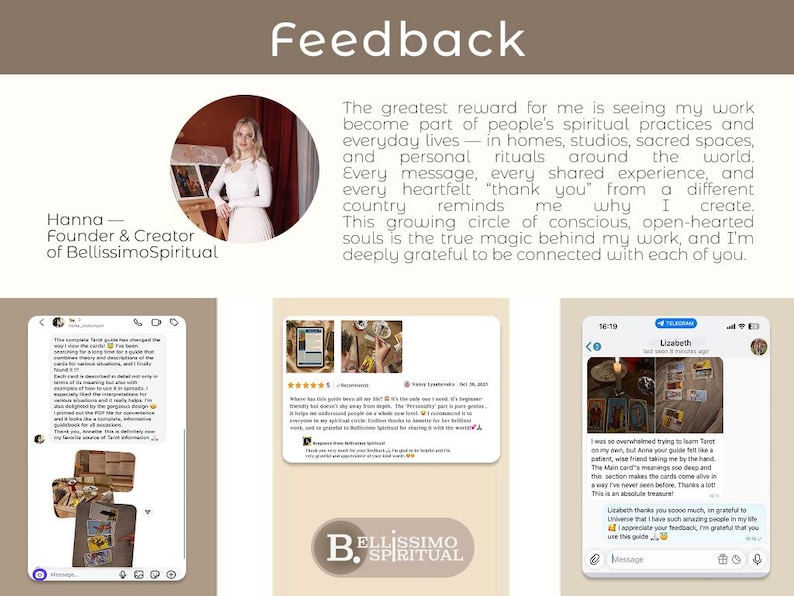 A testimonial-style image showing feedback and previews related to a Destiny Matrix calculation guide, reinforcing trust and credibility. This visual supports the value of the guide as a structured, clear, and practical resource for learning how to manually calculate the destiny matrix using formulas, diagrams, and reusable methods.