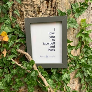 i love you to taco bell and back | mini