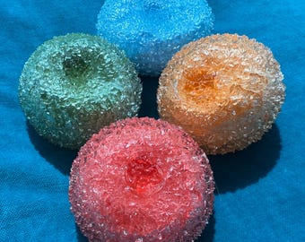 NEW!!Icy Mochi Squishy Ball: Handmade Sensory Fidget Toy with Space Sand
