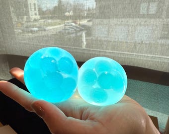 Ocean Squishy Ball - ASMR Fidget Stress Relief | Handmade Soft Toy