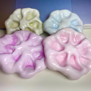 Mochi de nieve blando: juguete antiestrés hecho a mano con arena crujiente (el color oculto se revela al aspirarlo)