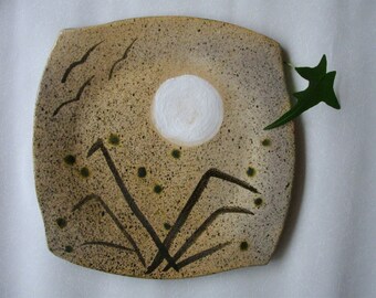 Autumn Full Moon Serving Plate