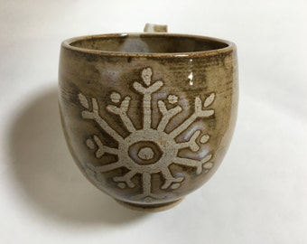 Snow Flake Tea Cup - made upon order