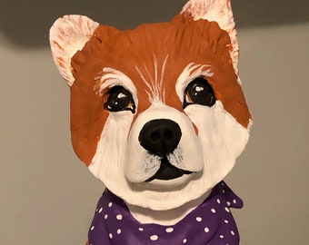 Personalized Dog Clay Urn