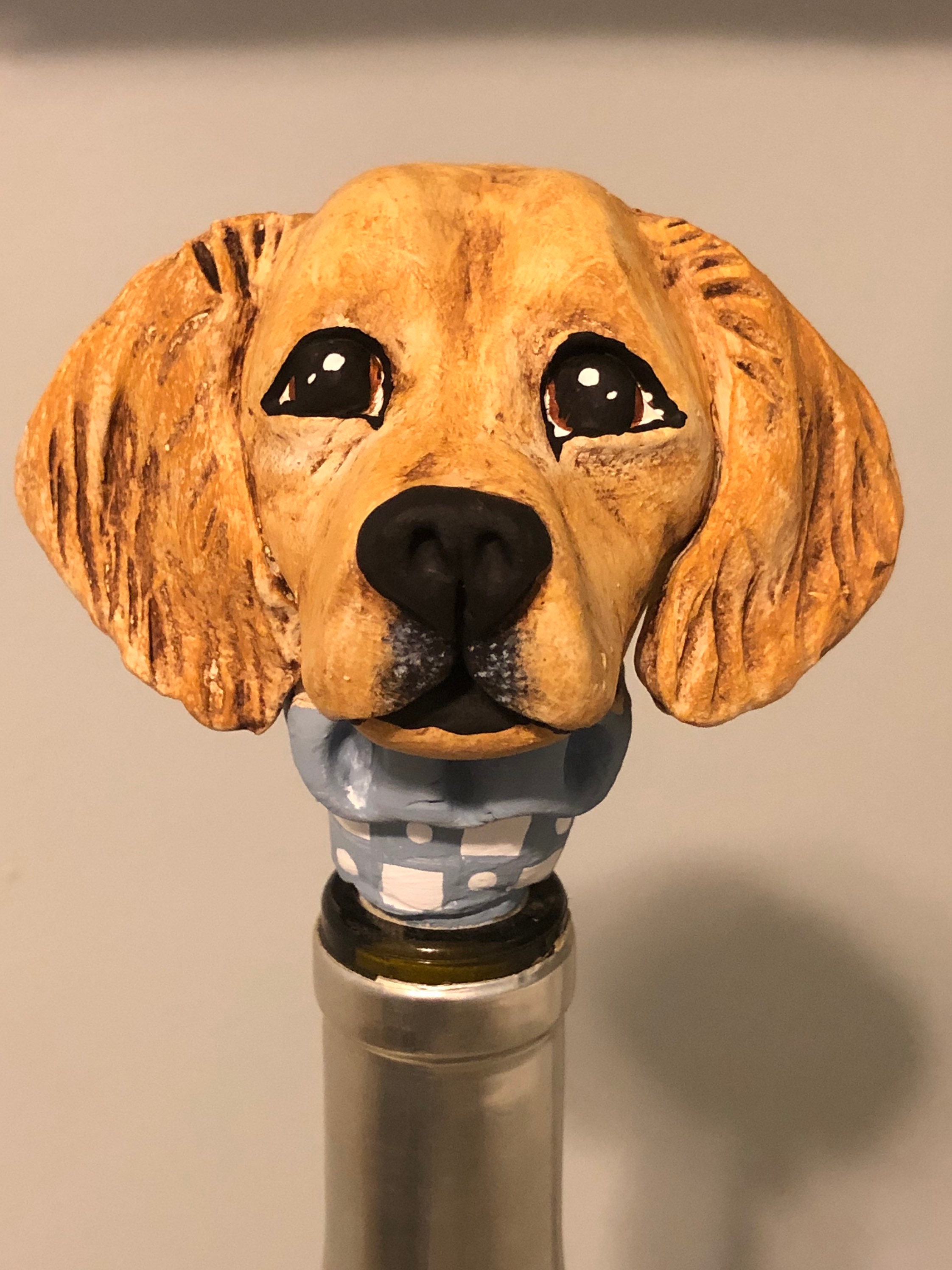 Customize Your Dog Wine Stopper IV Etsy