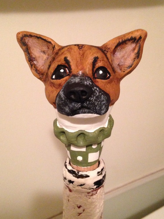 Customize Your Dog Wine Stopper I Etsy