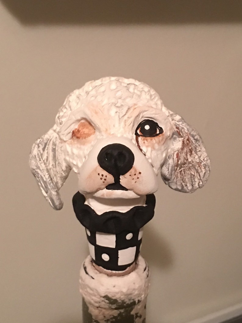 Customize Your Dog Wine Stopper III Etsy