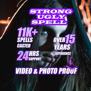 Strong Ugly Spell. Make Somebody Ugly Inside and Out. Revenge Ritual. Real Magic That Works.