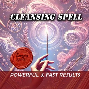 Cleansing Spell . Remove Negative Energy and Curse. Protection. Fast Results. Ritual from a Powerful Witch || RavennaSpells