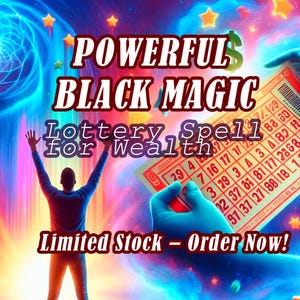 Lottery Spell for Wealth. Win Lottery Magic. Win Powerball and Mega Millions. Millionaire Luck. Fast Results. || RavennaSpells