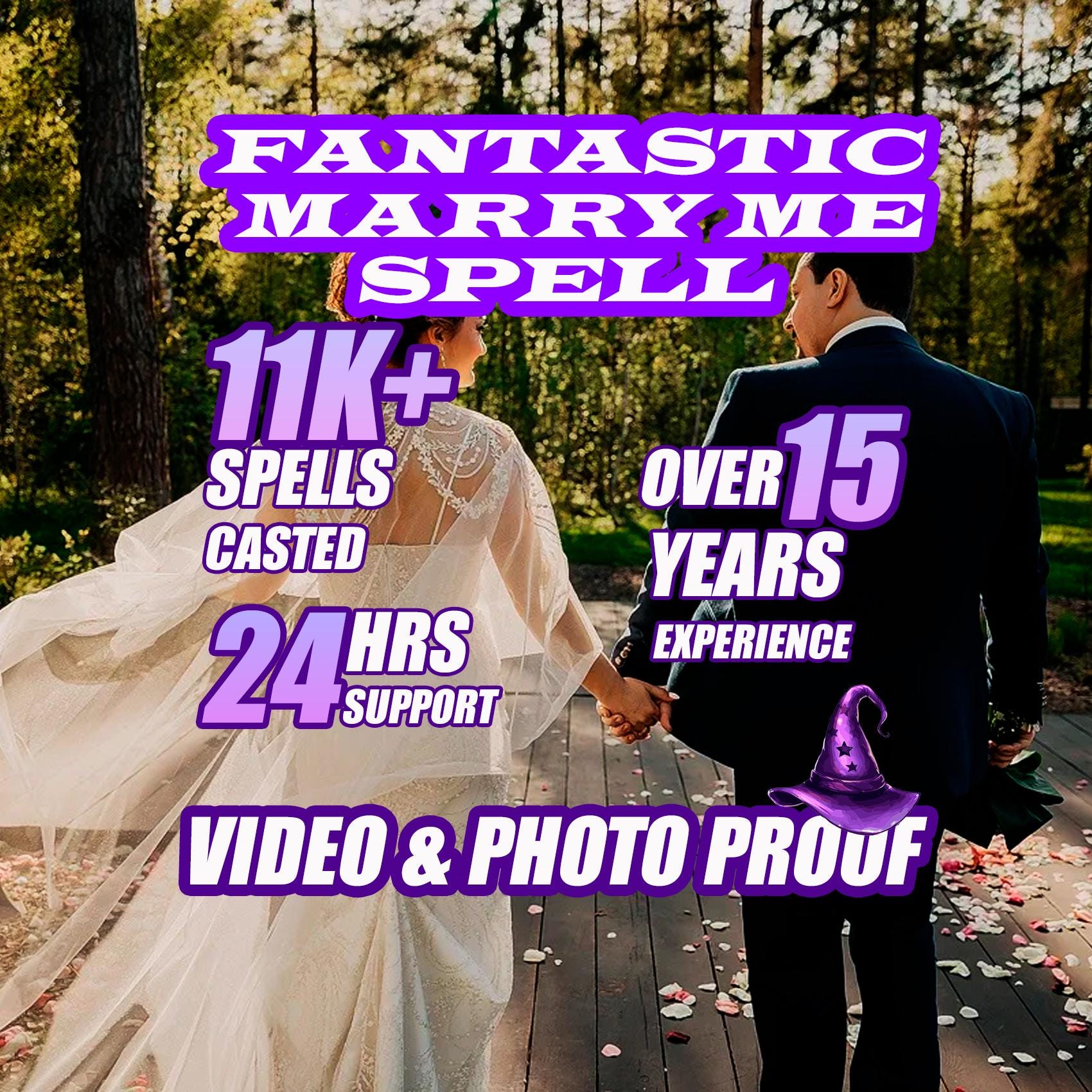 Fantastic Marry Me Spell. Proposal Magic for Marriage. Get Married Ritual. Real Magic That Works.