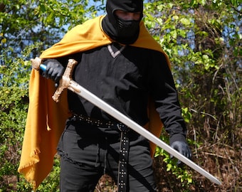 Renaissance Larp Costume Replica Solomon Foam Sword Cosplayer Medieval Knight SCA Fantasy Armor Cosplay Larp Accessory
