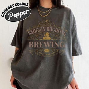 Comfort Colors Snuggly Duckling Shirt, Vintage Tee, Snuggly Duckling, Brewing Tangled, Inspired T-shirt, Tangled Movie Gift