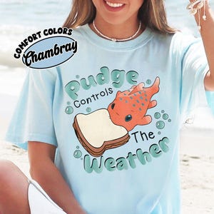 Disney Lilo and Stitch Pudge Controls The Weather Shirt, Disney Fish Pudge T-shirt, Disneyland Family Matching Shirt, Magic Kingdom Tee