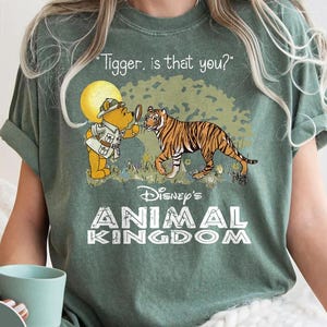 Tigger Is That You? Comfort Colors Shirt, Pooh Shirt, Animal Kingdom Shirt, Funny Retro Winnie The Pooh Shirt, Disneyland Adventure Park Tee