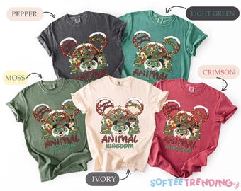 Custom Disney Animal Kingdom Shirts, Animal Kingdom Custom Name Shirts, Animal Kingdom Family Matching Shirts, Disney Trip, Christmas Tee