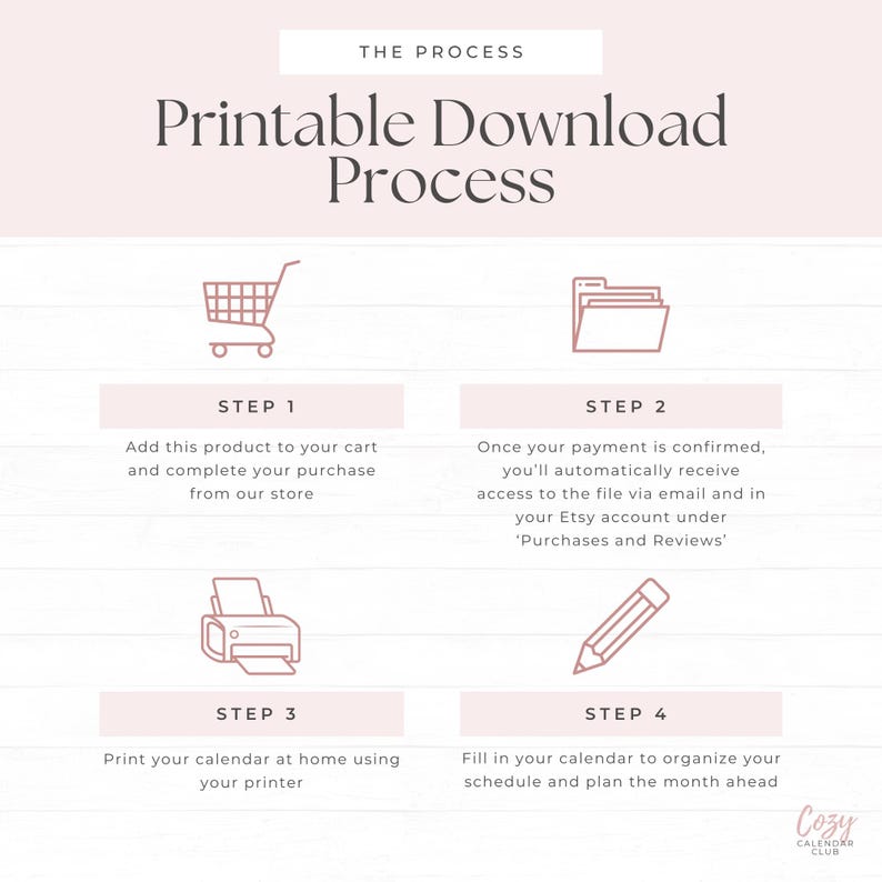 Printable Monthly Calendar - February 2025 PDF Download - Watercolor ...
