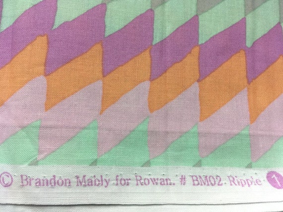 HALF YARD Westminster Kaffe Brandon Mably Straws Pastel Rare Last