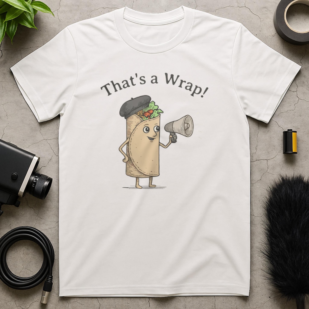 that-s-a-wrap-t-shirt-funny-filmmaker-gift-cartoon-burrito-film