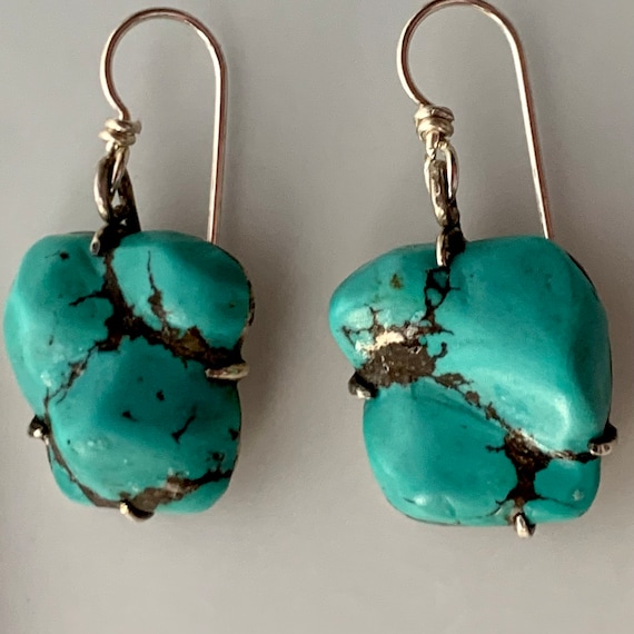 China Turquoise Antique Earrings
