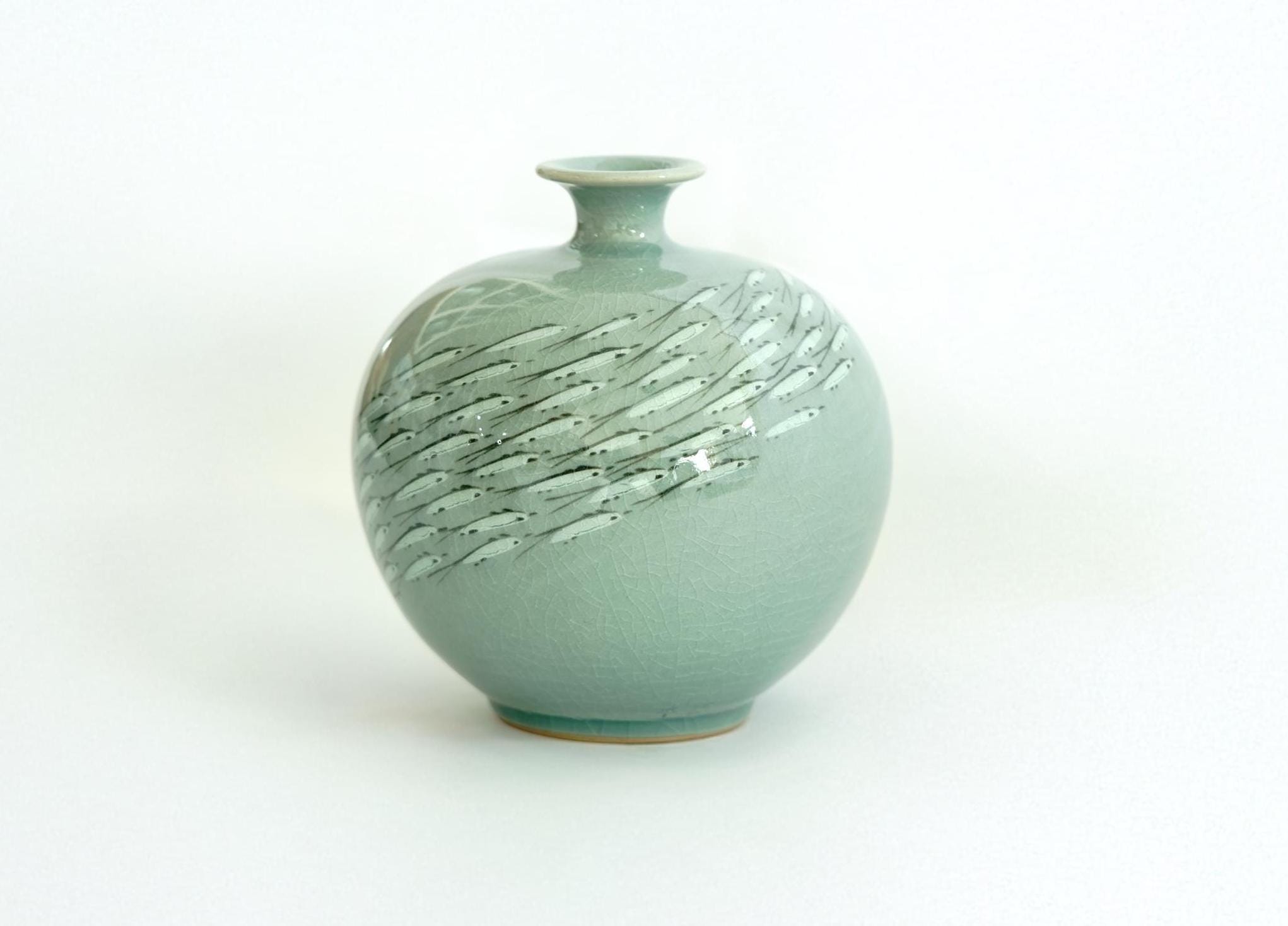 高麗青磁弥勒菩薩半跏思惟像】陶器 仏像 東洋彫刻 青磁 民芸 民藝 骨董