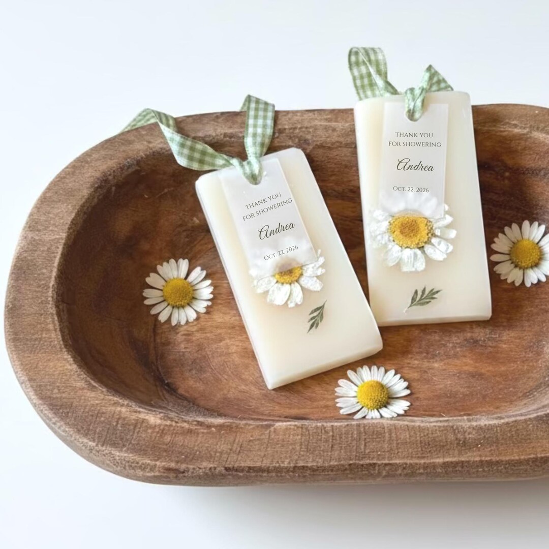 Daisy Soy Wax Sachet Air Freshener, Baby Shower Bridal Favor, First ...