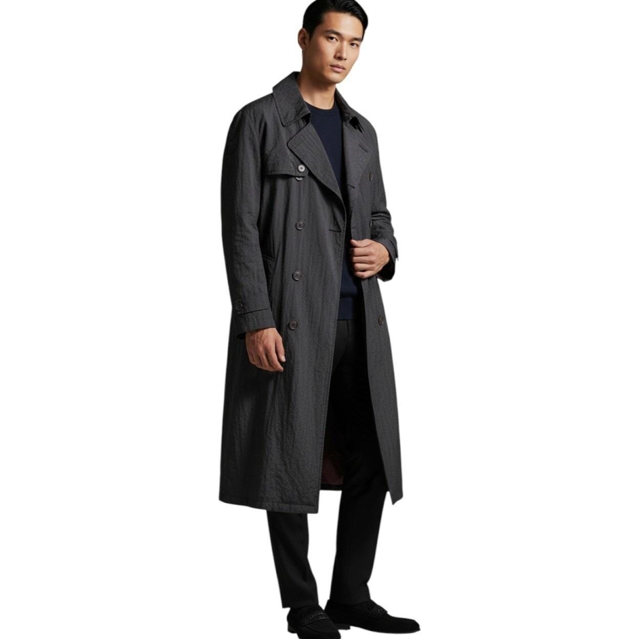 Vintage Mens Giorgio Armani Trench Coat - Etsy