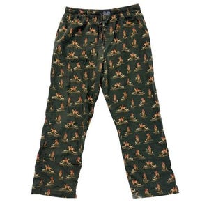 Polo Ralph Lauren Hunter & Dog Print Flannel Pajama Pants Equestrian Sleepwear image 7