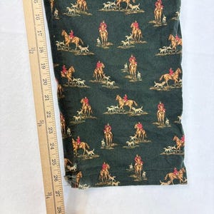 Polo Ralph Lauren Hunter & Dog Print Flannel Pajama Pants Equestrian Sleepwear image 5