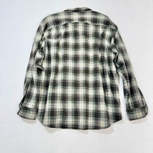 VTG Pendleton Mens XL Pure Virgin Wool Plaid Button Up Flannel Shirt Lumberjack image 3