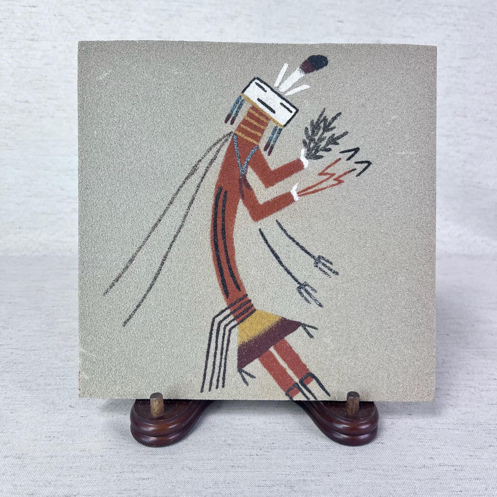 ネイティブアメリカン 砂画 Navajo sand painting - Etsy 日本