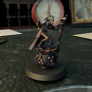 Baba Yaga Tabletop Miniature – SMITE-Inspired Witch | 3D Printed in Plant-Based Flexible Resin