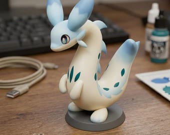 Hand Painted Chillet Figure | Palworld Inspired Collectible Miniature | 4 Inch Display Statue | Custom Size & Pose