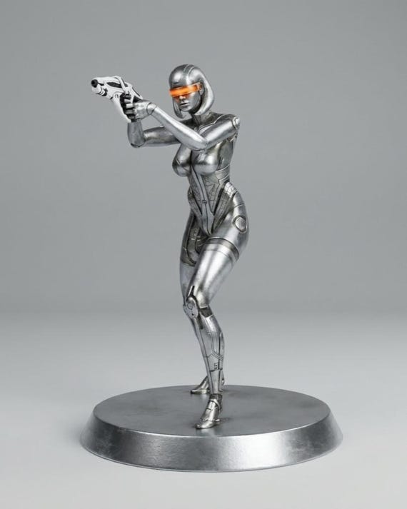 EDI Miniature | 3D Printed Resin | Unpainted | Mass Effect Inspired | Custom Tabletop Miniature