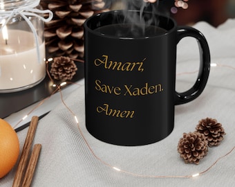 Mug, Onyx Storm inspired design, Empyrean Series, Xaden Riorson, January 2025 release, readers love, 11oz, 15oz, coffee cup, tea mug, book
