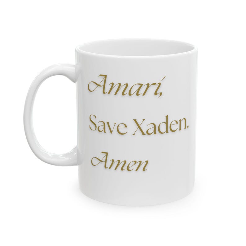 Ceramic Mug, Empyrean Series, Onyx Storm, Xaden Riorson, Dragons, Bookworm, Reading, new book coming soon, coffee image 3