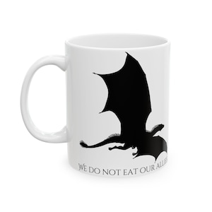Iron Flame | Empyrean | Tairn | Dragons | Unique Coffee Cup, 11oz/15oz image 3