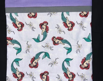 Handmade Cotton Pillowcases (Standard Size): Disney Ariel