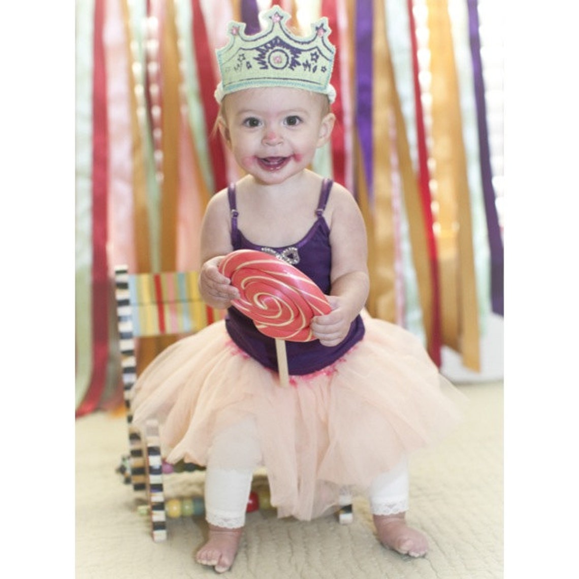 Ribbon Garland/Banner 1.5 inch single sided satin ribbon 5 Etsy