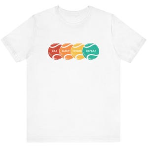 Eat Sleep Tennis Repeat T-Shirt