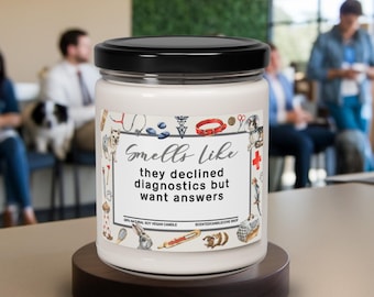 Vet Tech Funny Candles, Veterinary Medicine Gifts, Vet Tech Staff Appreciation Gift, Veterinarian Scented Soy Candle, Vet Tech Week