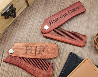 Custom wooden comb,engraved beard comb,  Valentines day gift, groomsman gift, anniversary or birthday gift, mens gift, Gift for husband