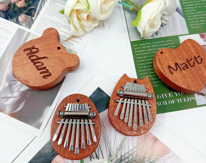 Personalized finger piano,Custom kalimba,Music Lovers Gift,portable finger piano,Kalimba Gift,Mini Thumb Piano,Beginners Gift,Gift for her
