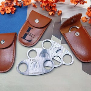 Personalized cigar cutter, customized cigar cutter, groom's gift, best man gift for dad, wedding gift for dad, Father's Day gift for dad
