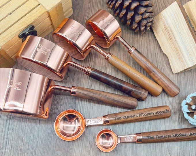 Customized Engraved Measuring Cups Measuring Spoons,Baking Scale Measuring Spoon,Kitchen Utensil,Kitchen Utensils for Cooking Enthusiasts