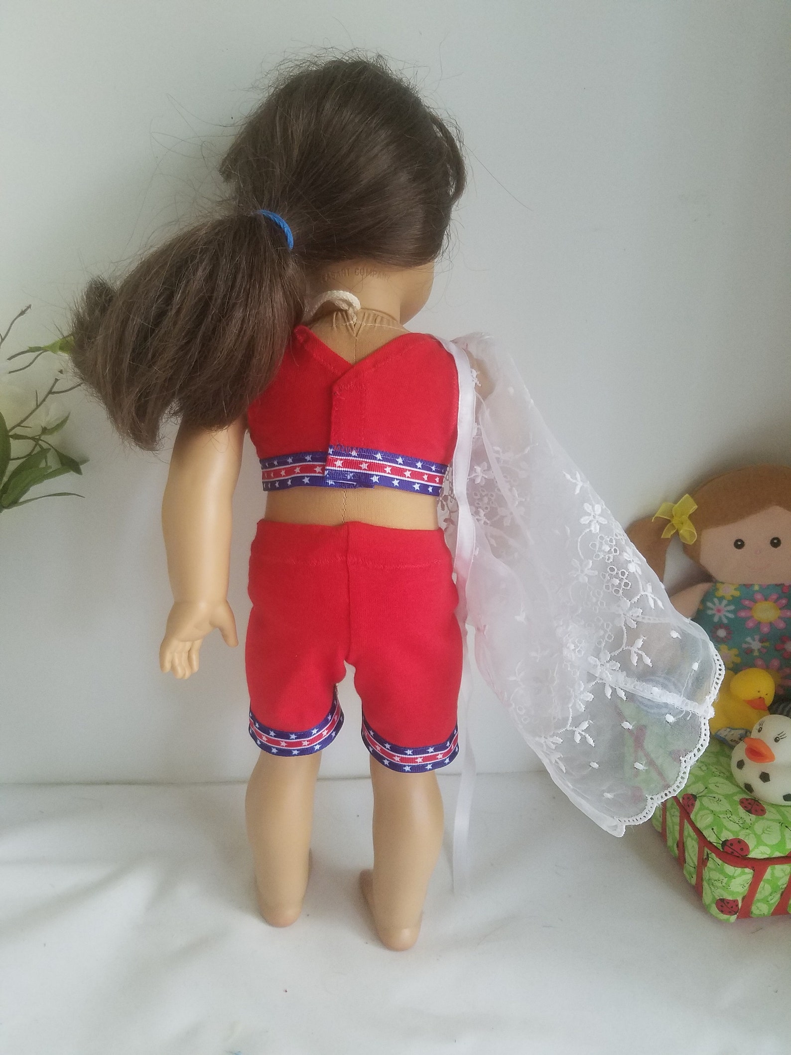 American Girl 4 Piece Size Swim Set 2 piece Swim Suit with Etsy