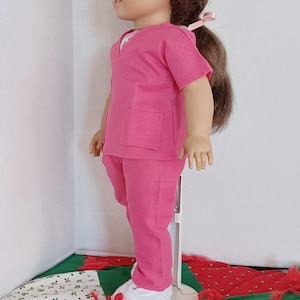 Hospital Scrub Set for Popular 18 inch Dolls